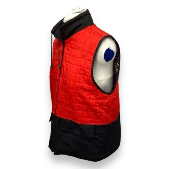 VTG 90s Active Frontier Sport Full Zip Front Reversible Quilted Vest, size L - Picture 2 of 7